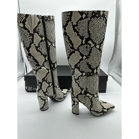 INC International Concepts, Paiton Block-Heel Boots, Size 5M - Picture 7 of 12